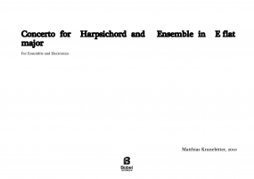 Concerto for harpsichord and ensemble image
